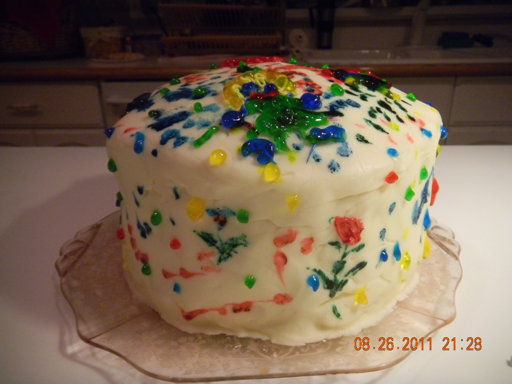 Rainbow Cake-Birthday Photos