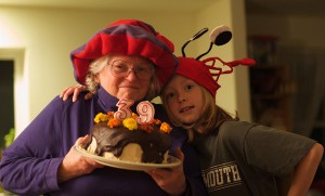 grandmother and granddaughter